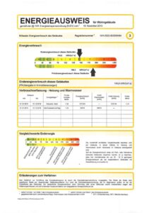Energiekennziffer "E" (Fernwärme)